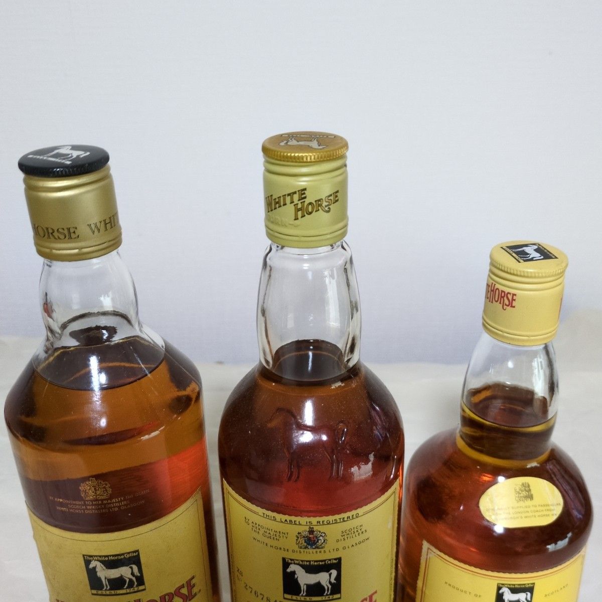 WHITE HORSE ホワイトホース 旧ボトル ファインオールド 飲み比べ3本