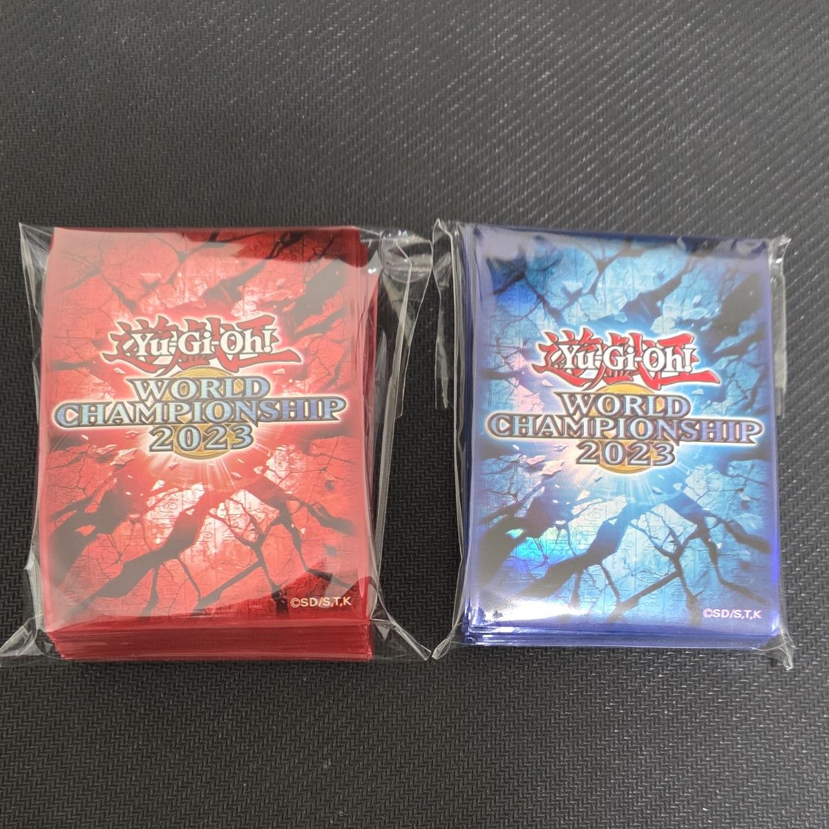 遊戯王】WORLD CHAMPIONSHIP 2023 スリーブ 赤60枚 青50枚｜Yahoo