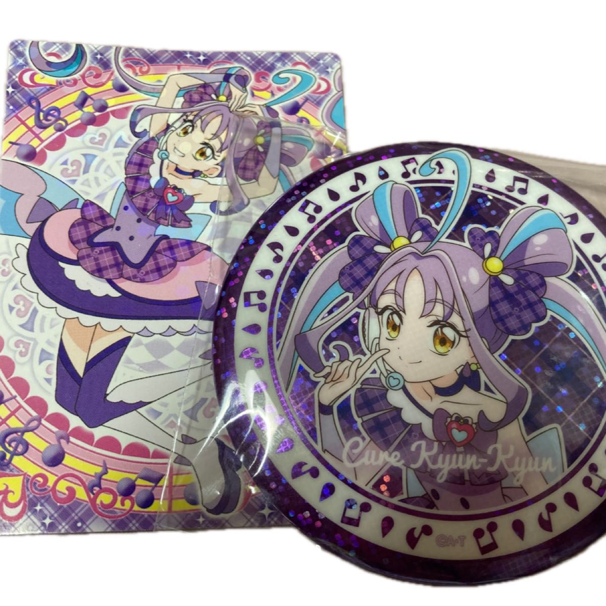 キミとアイドルプリキュア キュアキュンキュン 缶バッジ&おまけの