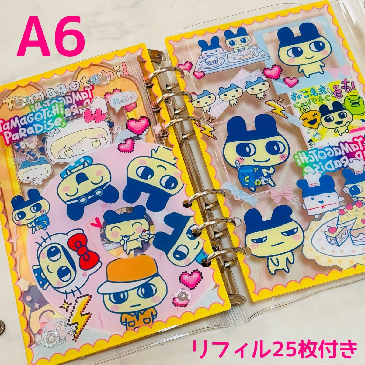 たまごっち シャカシャカ シールバインダー アクリルバインダー シール