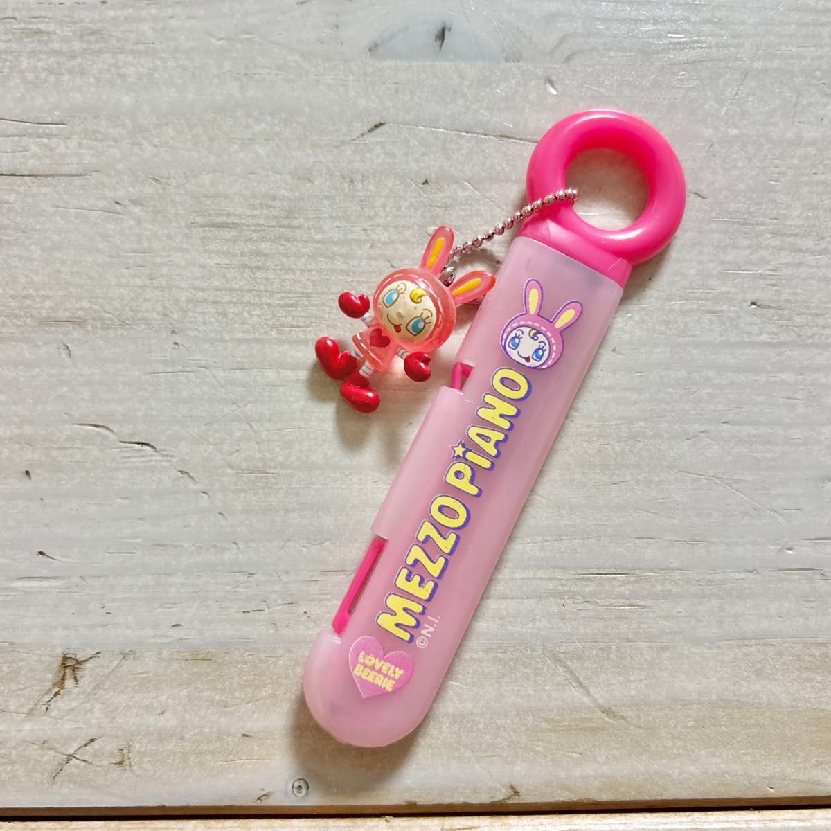 希少】メゾピアノ ベリエちゃん マスコット付き替え芯ケース 平成