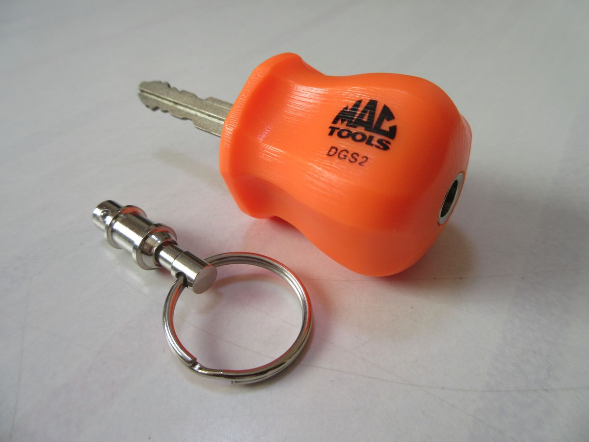 新ロゴ 加工済マックツール 改造グリップキーホルダー 橙｜Yahoo