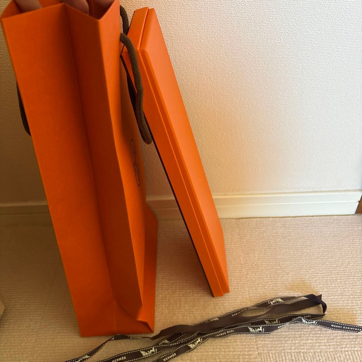 HERMES エルメス ショッパー 紙袋 ボックス オレンジ｜Yahoo!フリマ