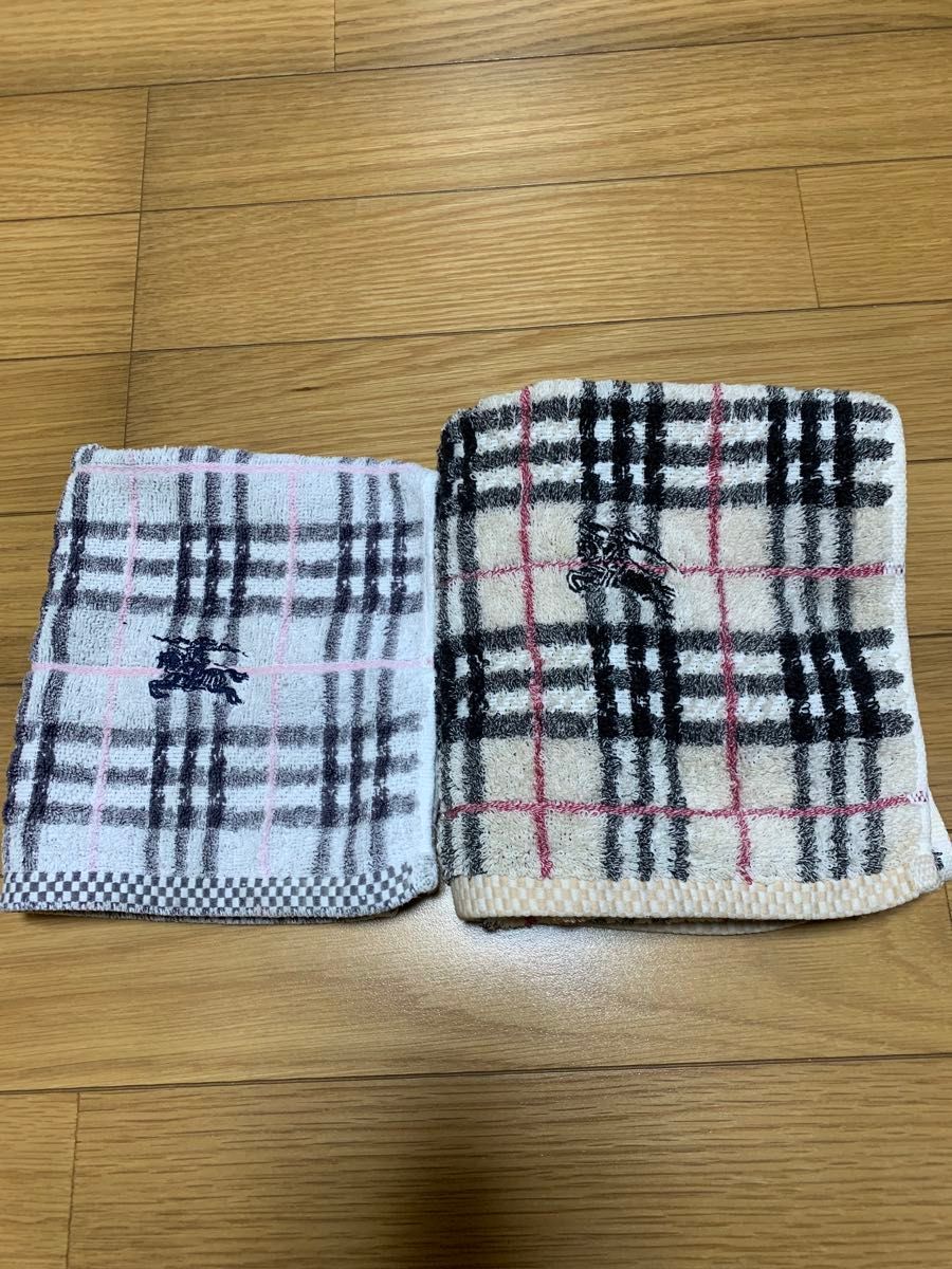 BURBERRY バーバリー フェイスタオル 2枚セット ノバチェック