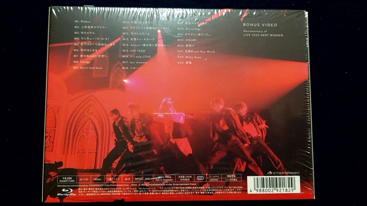 M LK LIVE 2022 NEXT WINNER Blu-ray Disc+PHOTOBOOK 初回限定盤