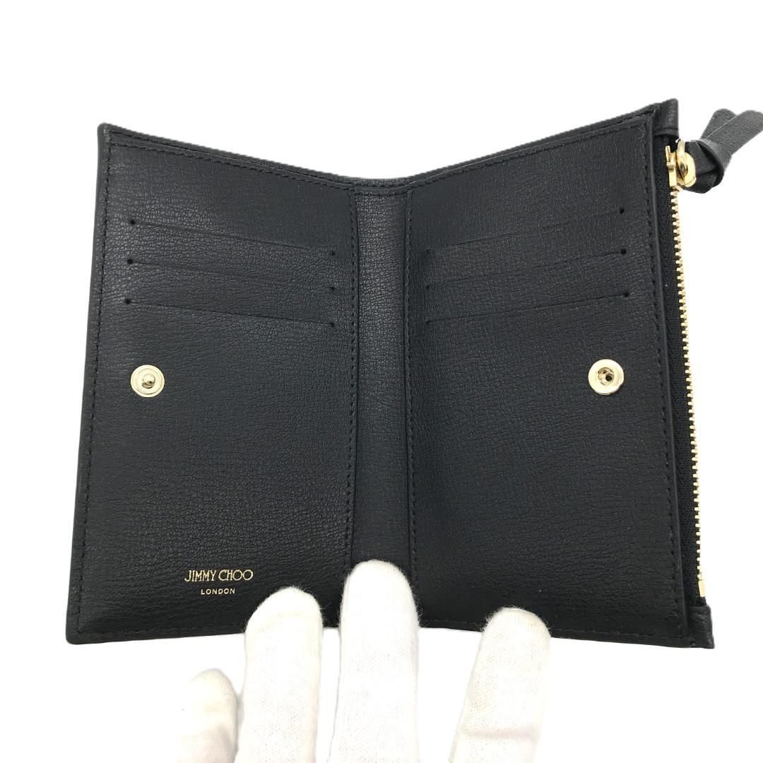 新品】JIMMY CHOO ジミーチュウ LITZY スモール ジップウォレット 二