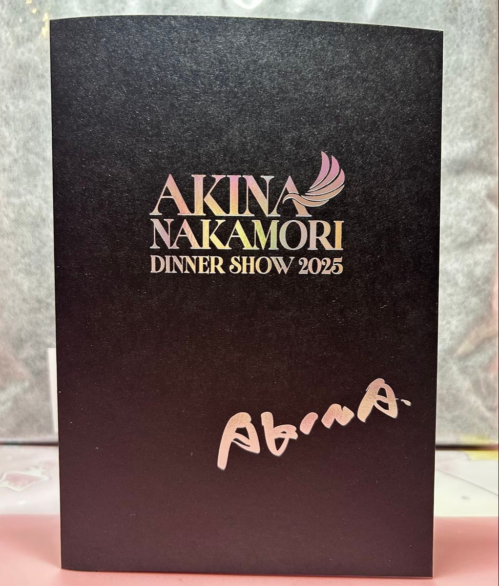 中森明菜 DINNER SHOW トートバッグ ポストカード メニュー表 中森明菜