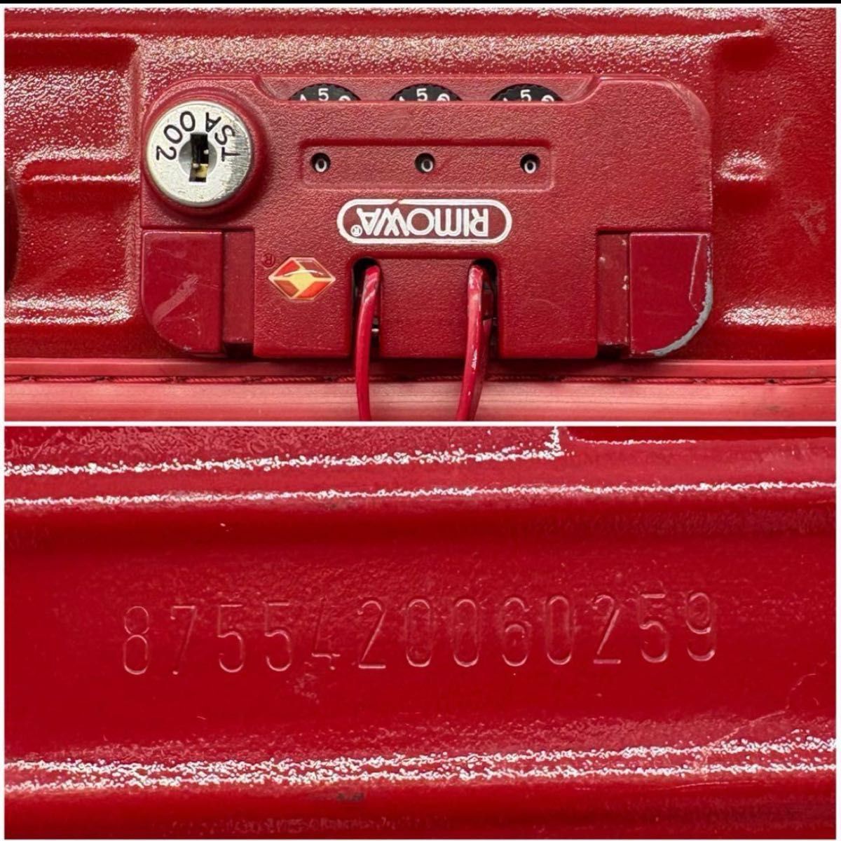 4輪 RIMOWA キャリーケース SALSA 875 54 レッド｜Yahoo!フリマ（旧