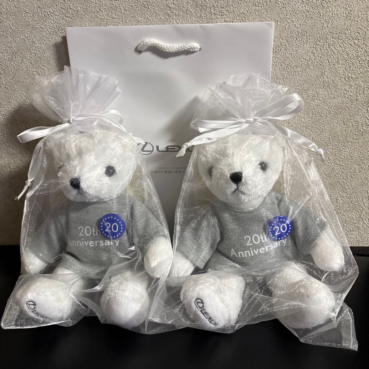 Lexus 20th Anniversary ミニテディベア レクサスオリジナル ミニ
