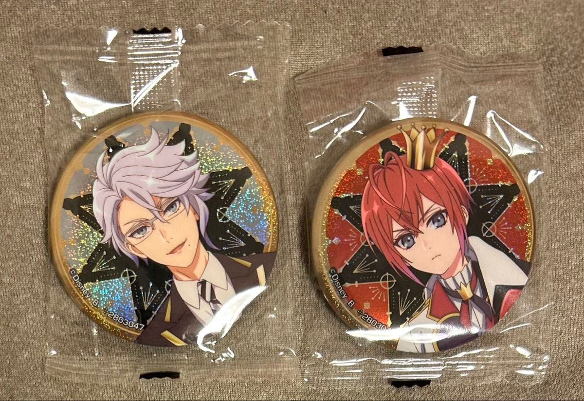 ツイステ レオナ・キングスカラー ブレイジングジュエル 缶バッジ 77点