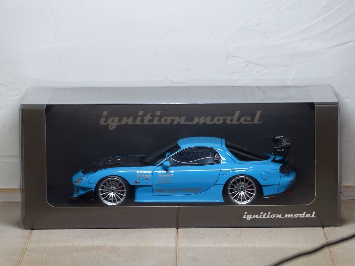 ignition model イグニッションモデル 1/18 RE雨宮 FD3S RX-7 Blue