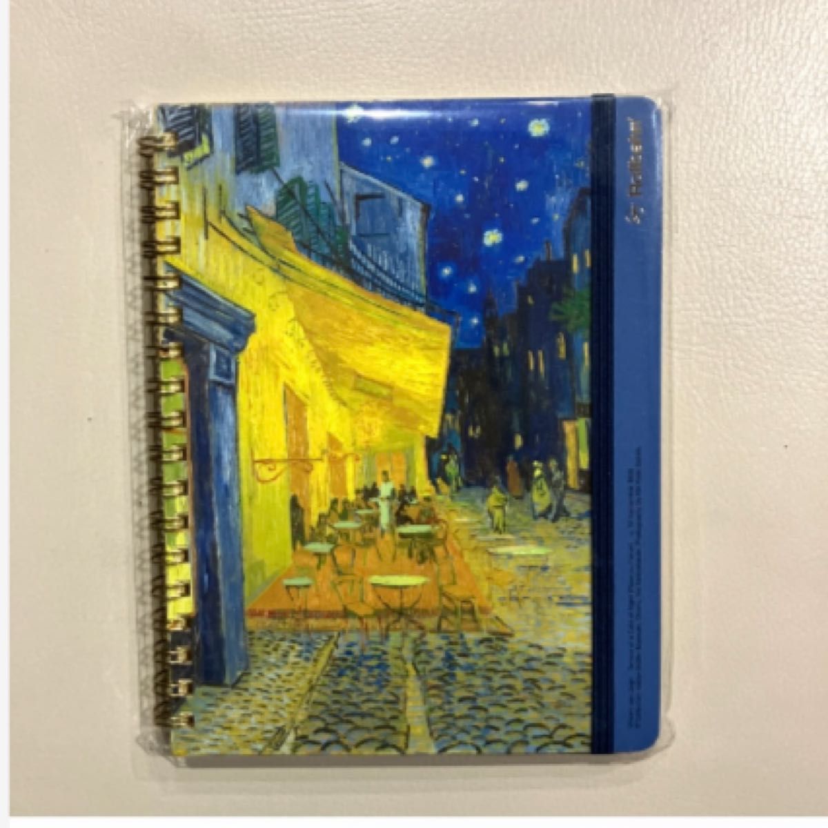 大ゴッホ展 ロルバーン ポケット付メモ L ー夜のカフェテラスー｜Yahoo