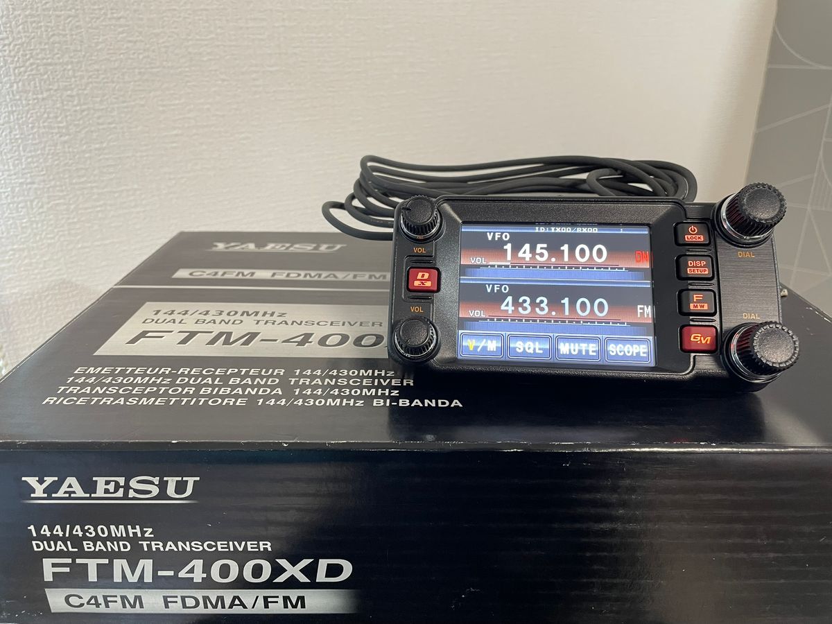 FTM-400XD デジタル対応 20W C4FM 美品 FTM-400XD/XDHFTM-400D/DH