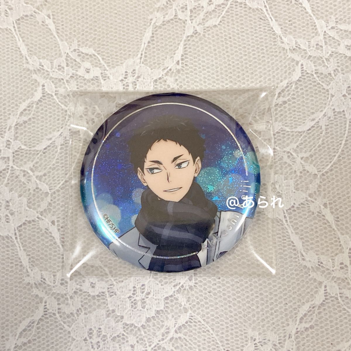 赤葦 コスモワールド 缶バッジ コースター クリアカード ハイキュー