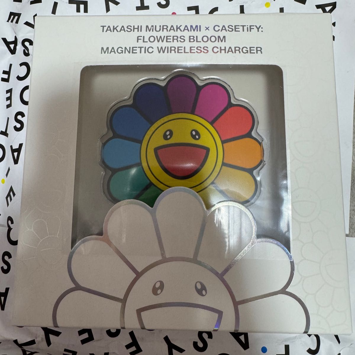村上隆 × CASETiFY ケースティファイ フラワーレインボーマグネット式