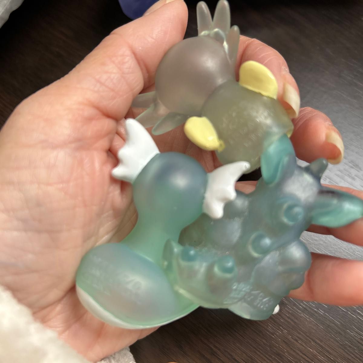 ポケモンキッズ 指人形 フィギュア クリア 任天堂表記 当時品 レア