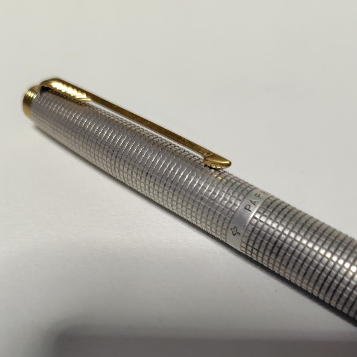パーカー万年筆 75 シズレ スターリングシルバー ペン先 14K フラット