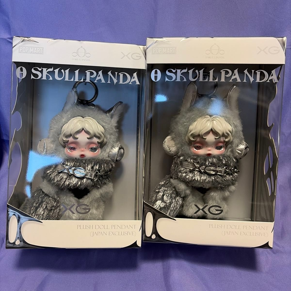 2体セット SKULLPANDA × XG ぬいぐるみペンダント（日本限定）POPMART