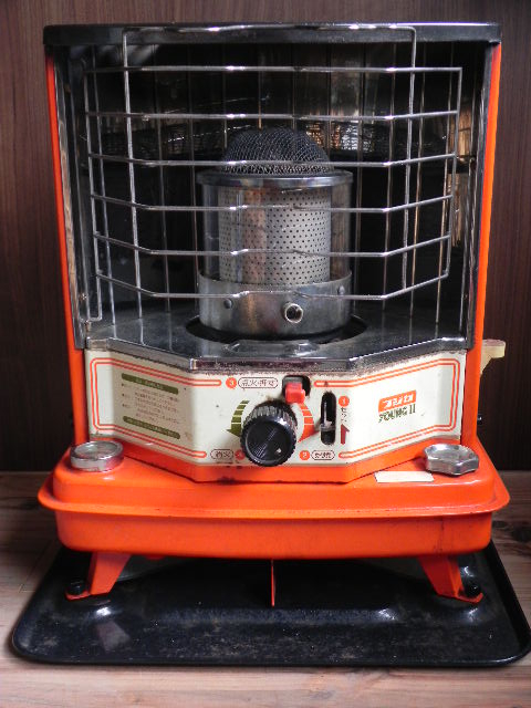 昭和レトロ石油ストーブ1976年絶版品フジカヤングⅡアンティークUSED