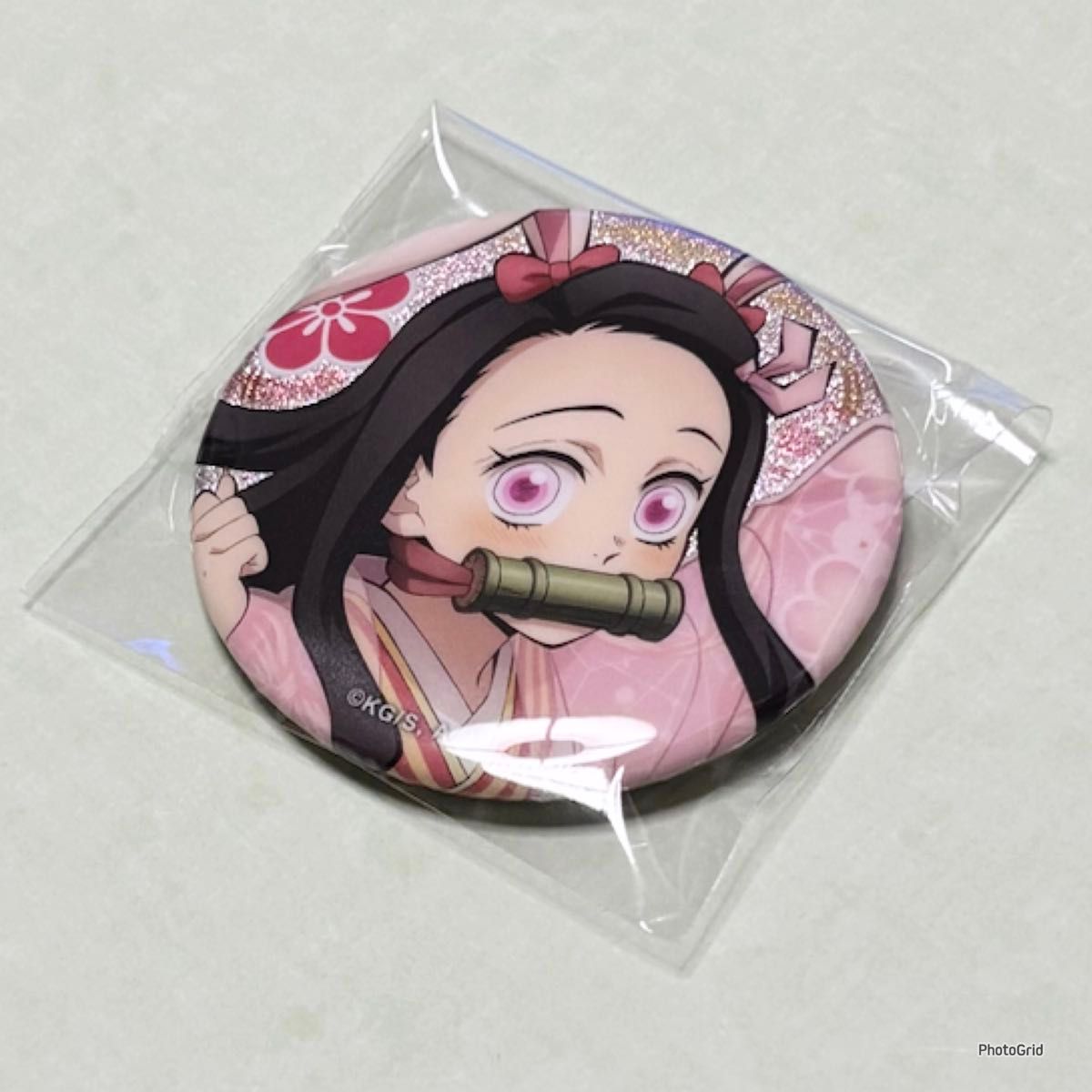 鬼滅の刃 竈門禰豆子 AGF 卯年 グリッター缶バッジ｜Yahoo!フリマ（旧