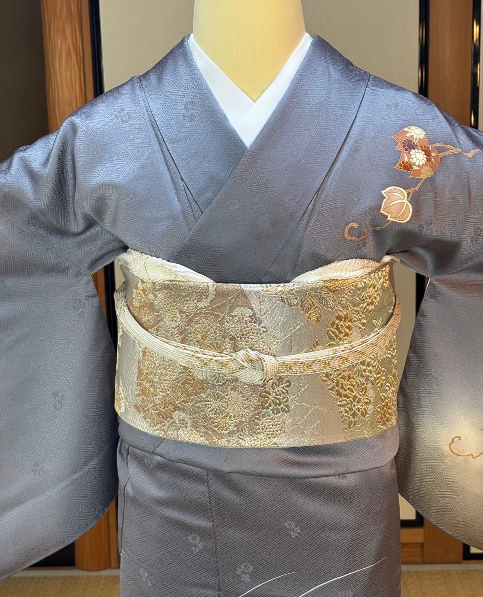 フォーマル4点フルセット 正絹訪問着 袋帯 帯締め帯揚げ｜Yahoo!フリマ