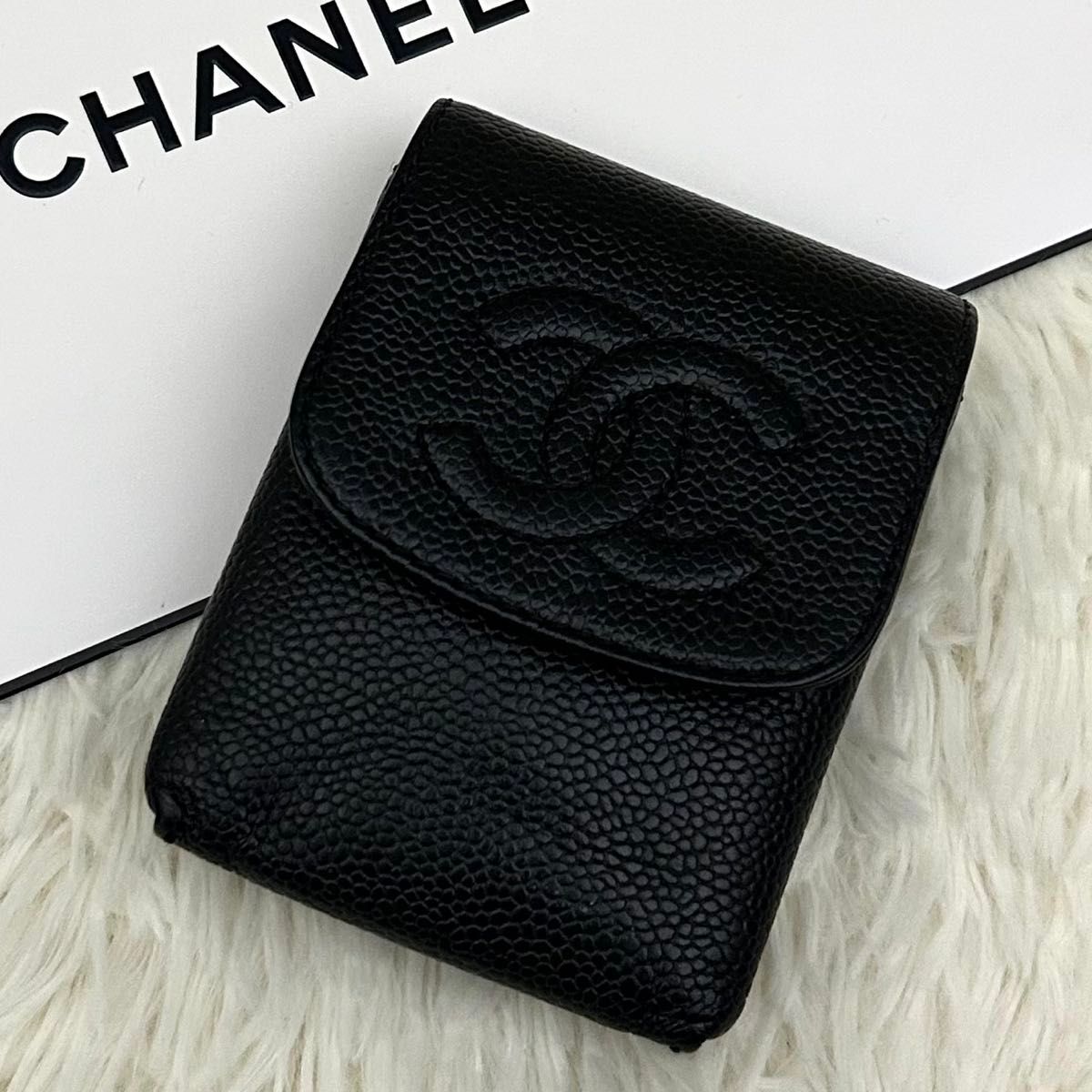 美品】CHANEL シャネル ココマーク シガレットケース タバコケース