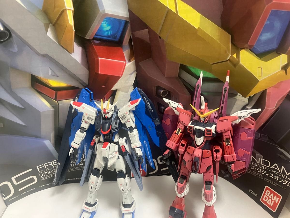 RGフリーダムガンダムRGジャスティスガンダムセットジャンク｜Yahoo