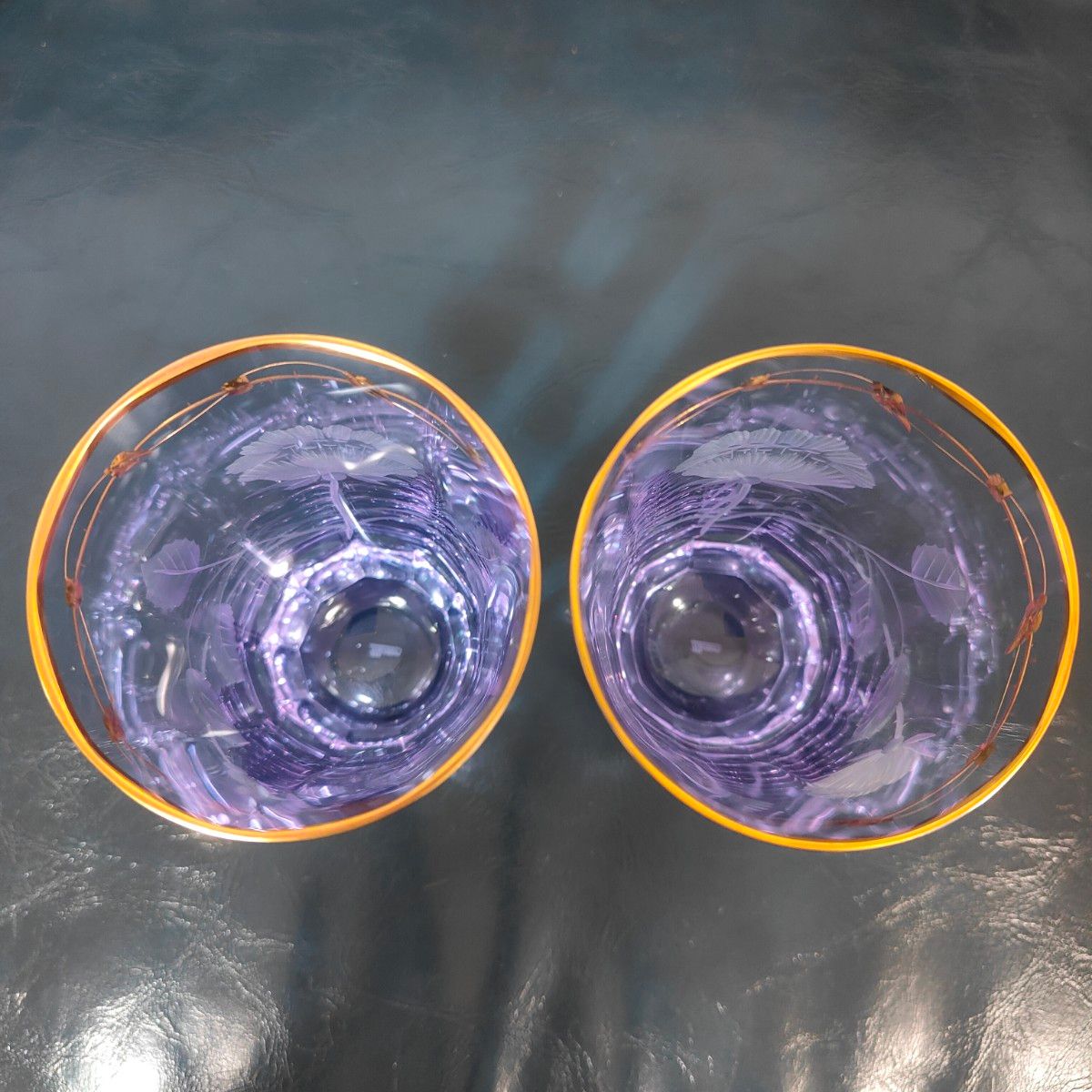 希少色】MOSER モーゼル パウラ グラス ペア 花模様 金彩｜Yahoo