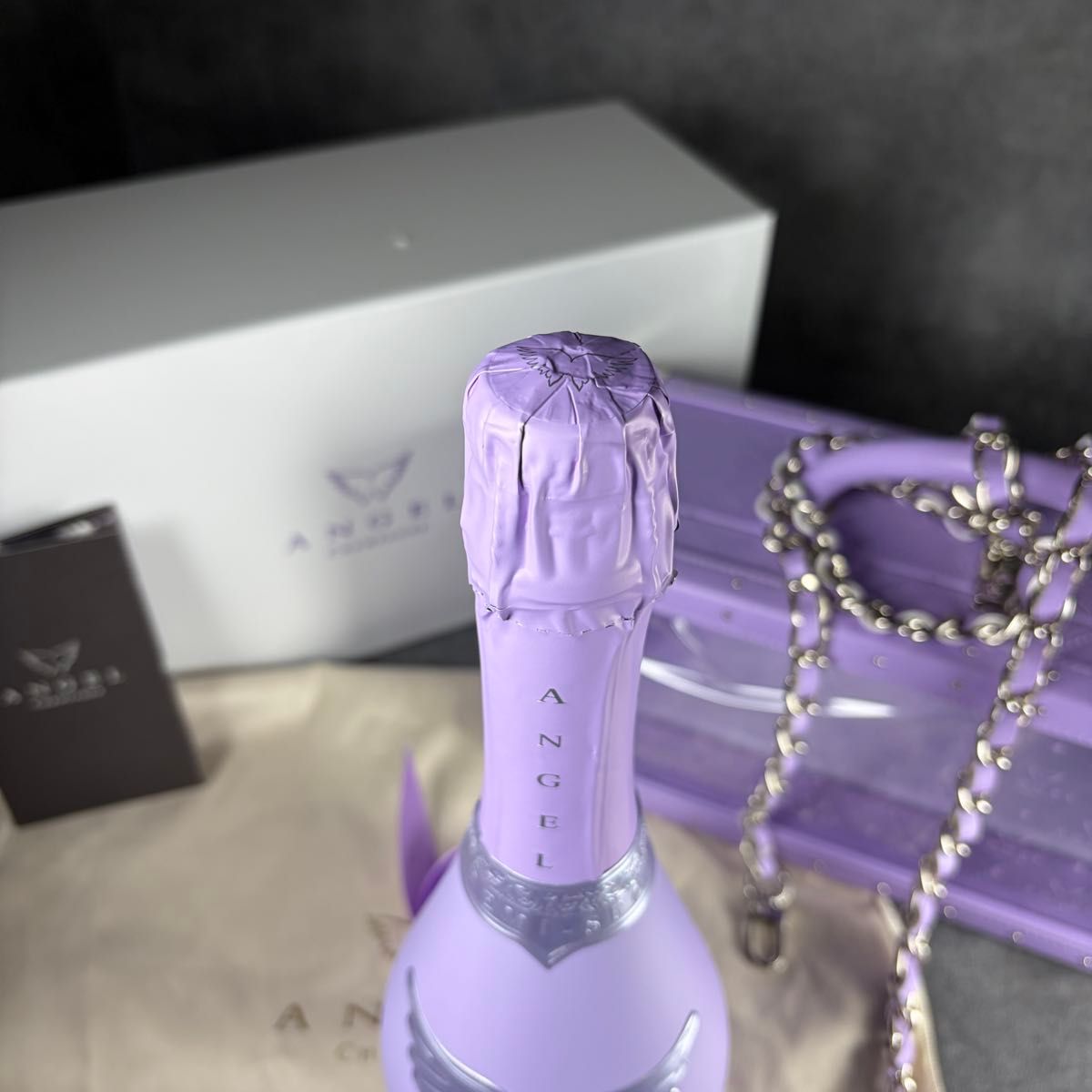 エンジェル シャンパン ドゥミセック パープル ハロウィン ロゼ 586