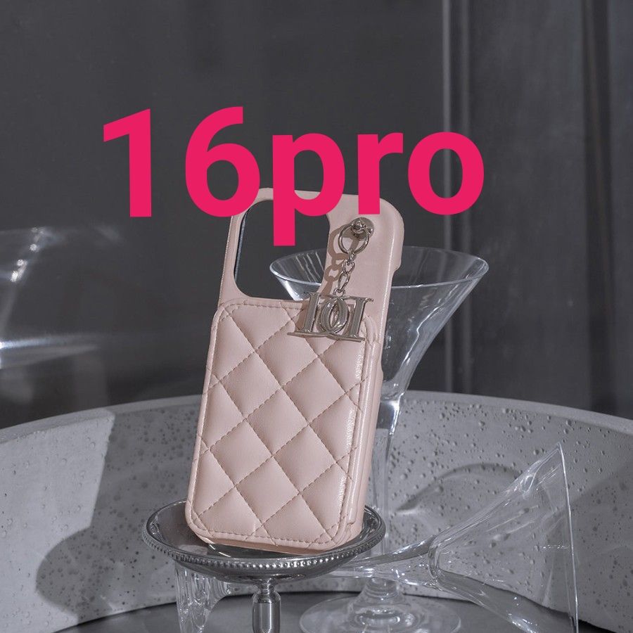 ダーリッチ キルティングミラーDDチャームiPhoneケース ピンク