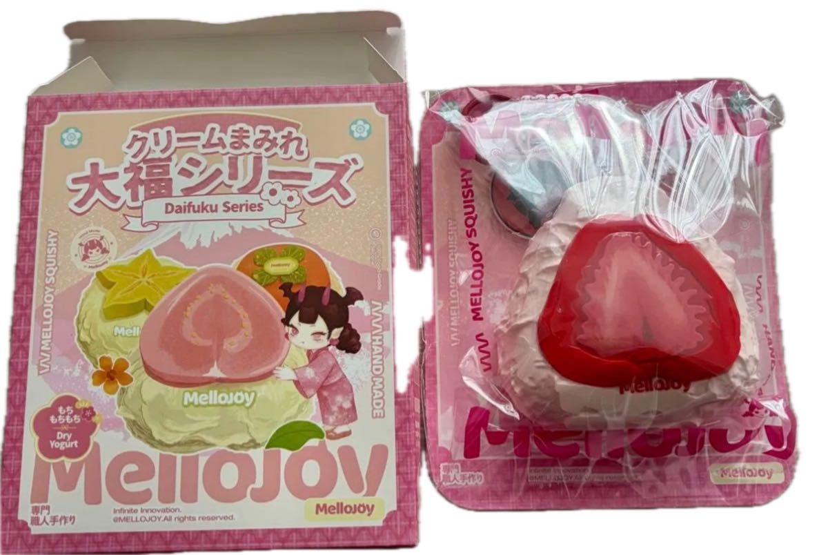 Mellojoy メロジョイ スクイーズ 大福 ストロベリー いちご メロジョイ