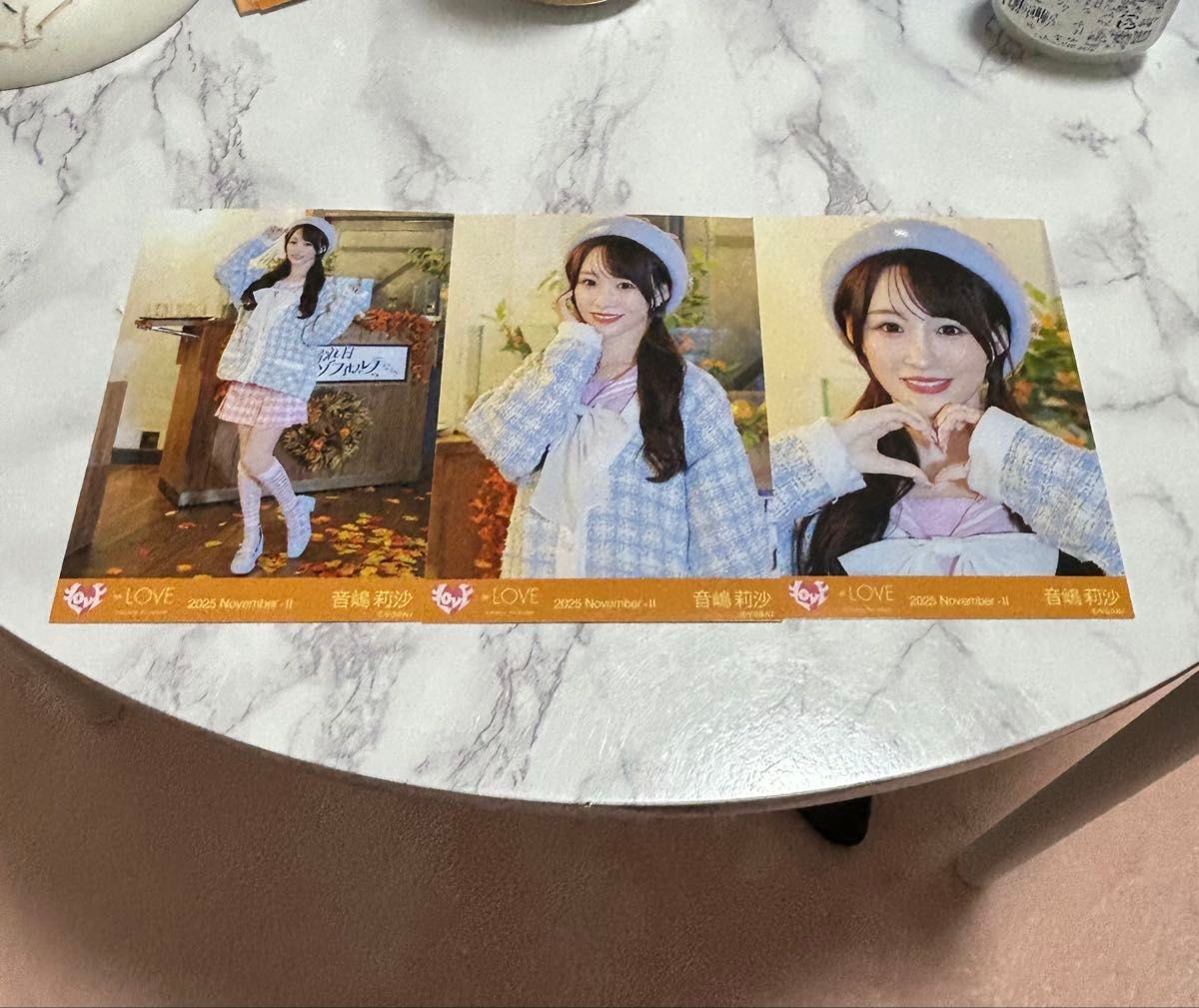 LOVE イコラブ イコールラブ 音嶋莉沙 木漏れ日メゾフォルテ 生写真