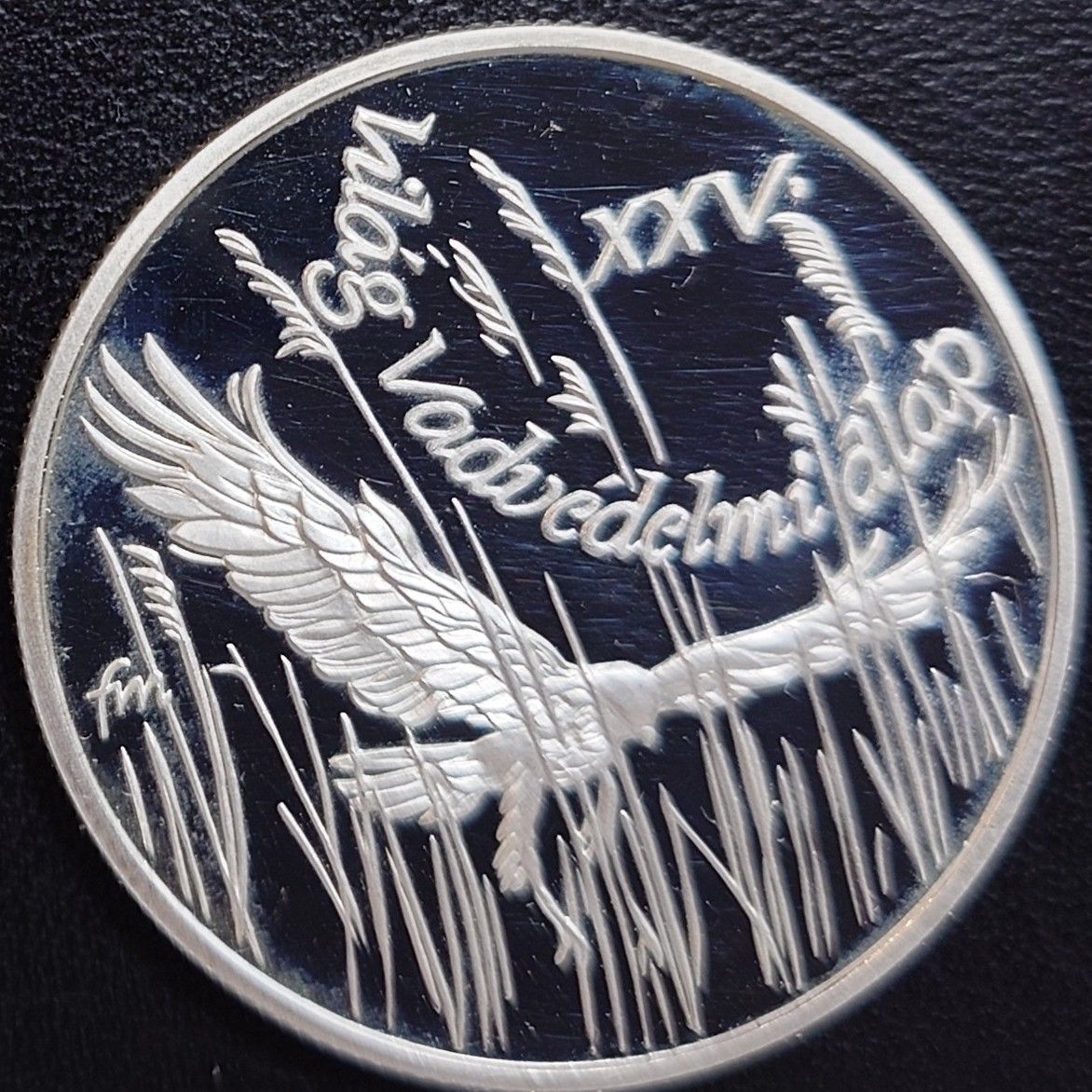 1988年 ハンガリー銀貨 500フォリント WWF世界野生生物保護協会25周年