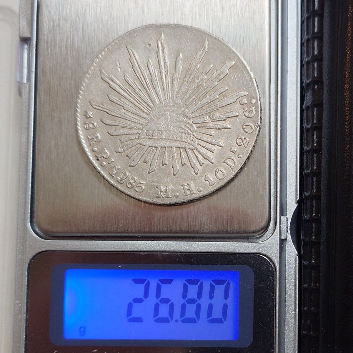 ☆本物保証 メキシコ 自由の帽子 8レアル 銀貨 凖未使用 NGC ☆本物