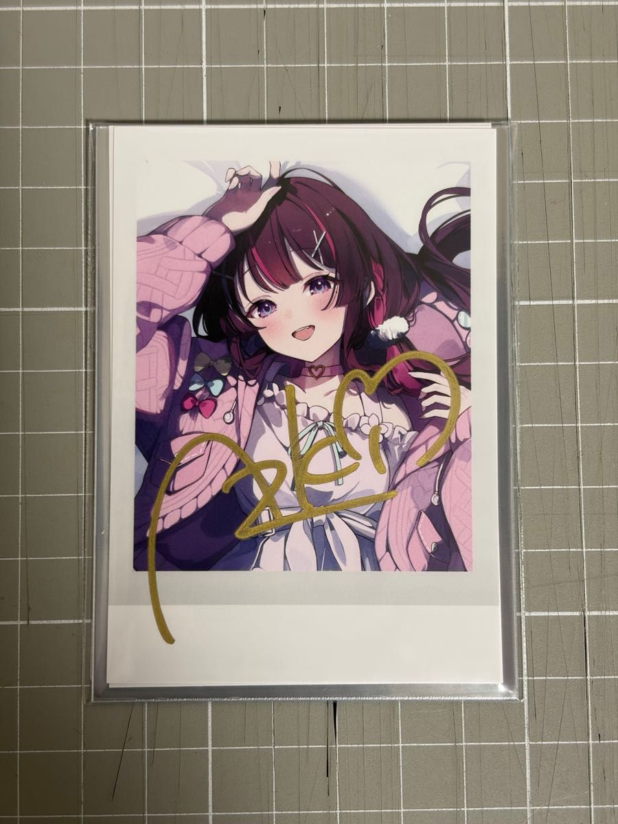 AZKi 誕生日記念2025チェキ風ブロマイドカード 直筆サイン ホロライブ