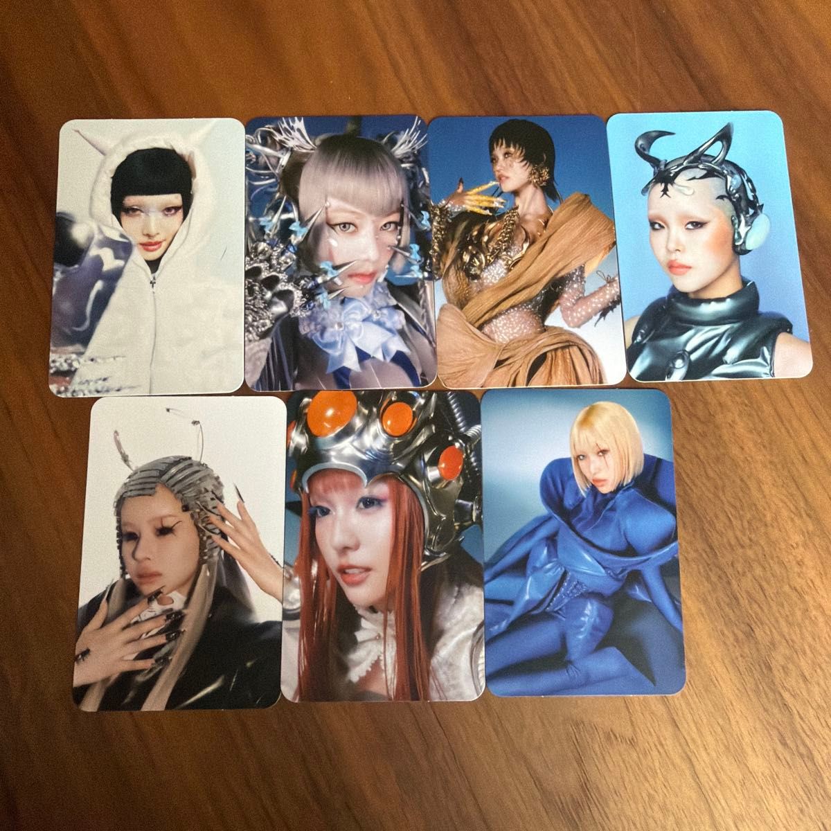 XG THE CORE -核 レギュラー 封入トレカ 全7種 コンプセット ① XG