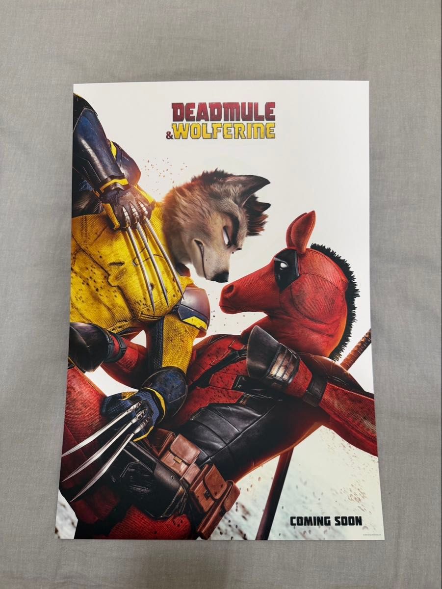ディズニー ズートピア2 Deadmule & Wolferine台湾映画館限定 特典 A3