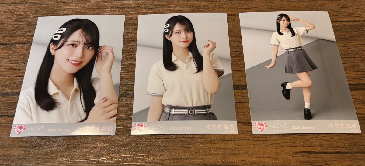 LOVE イコラブ 佐々木舞香 生写真 ポロシャツ コンプ｜Yahoo!フリマ