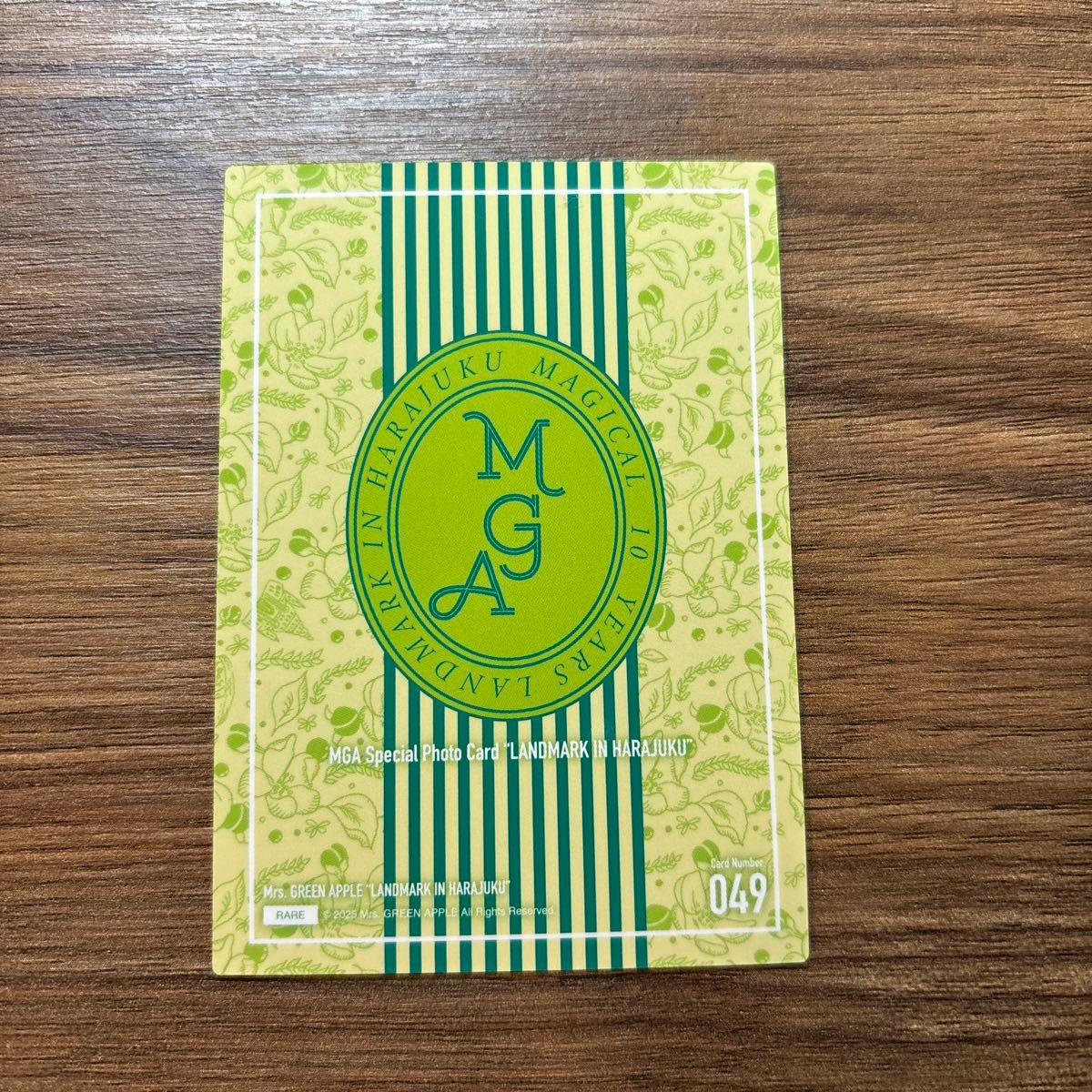 Mrs GREEN APPLE フォトカード 大森元貴 LANDMARK IN HARAJUKU 049
