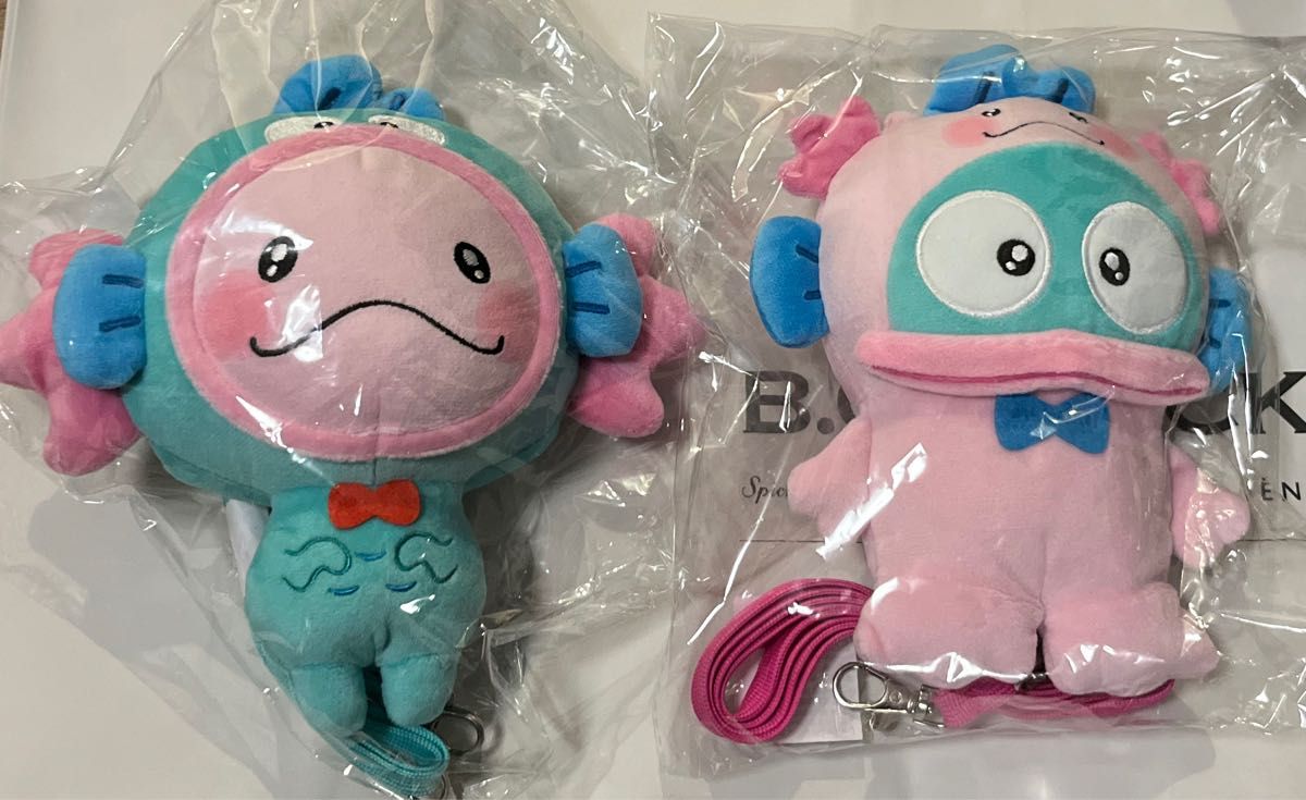 佐藤大樹 うぱごろう×ハンギョドン ぬいぐるみパスケース2種セット