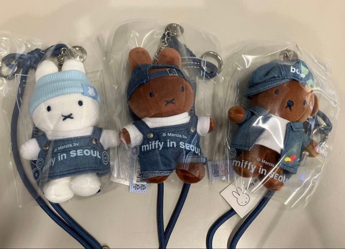 ミッフィー ソウル デニム キーリング 3種セット 韓国限定｜Yahoo