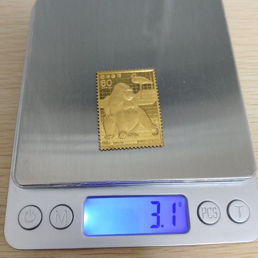希少 松本徽章工業 純金 金属工芸品 約3g 純金/純銅 純金刻印｜Yahoo
