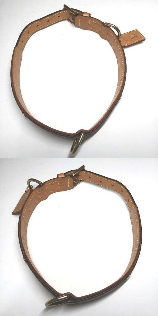 LOUIS VUITTON 良品 ルイヴィトン 首輪 大型犬 コリエバクスターGM