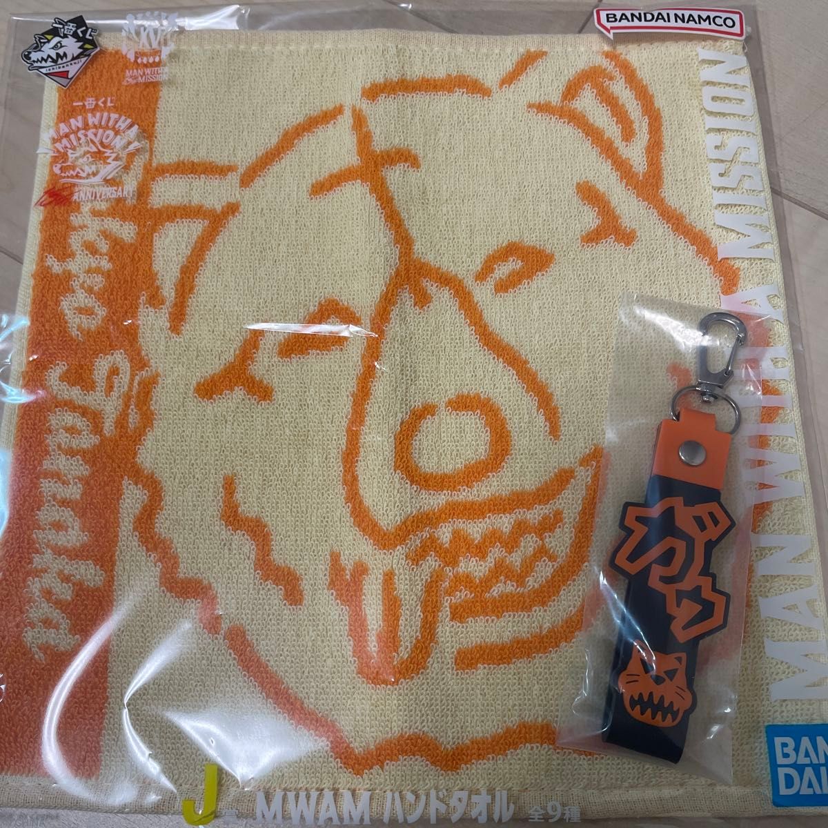 一番くじ MAN WITH A MISSION ハンドタオル ぽこっとちゃーむ MWAM