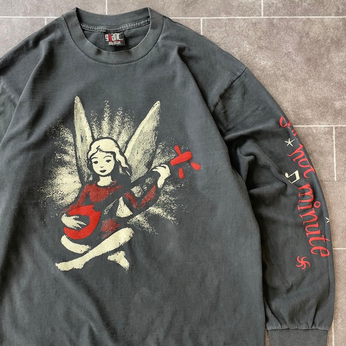 Red Hot Chili Peppers レッチリ 琵琶法師 L/S フェードTシャツ One