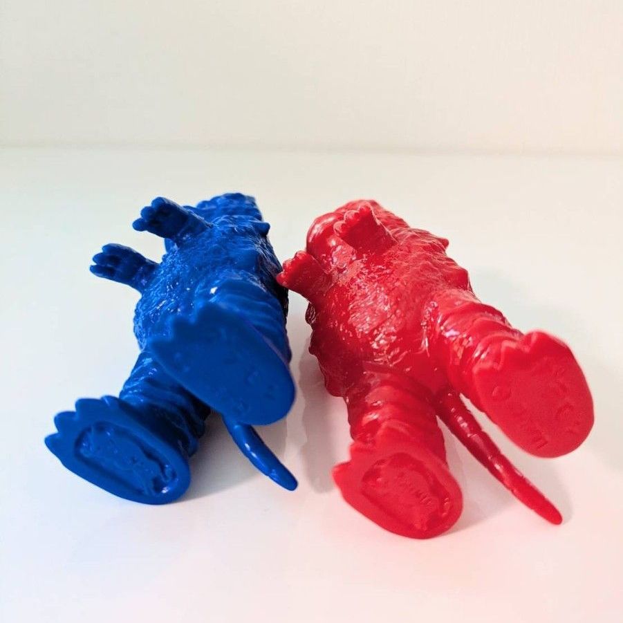 大ブルマァク展】入場特典ミニソフビ ガラモン 赤＆青セット 購入特典