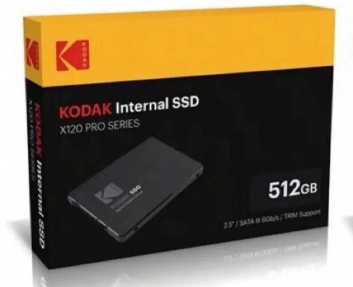 新品未使用KODAKのInternal SSD X120 PRO SERIES 512GB 2枚セット 計