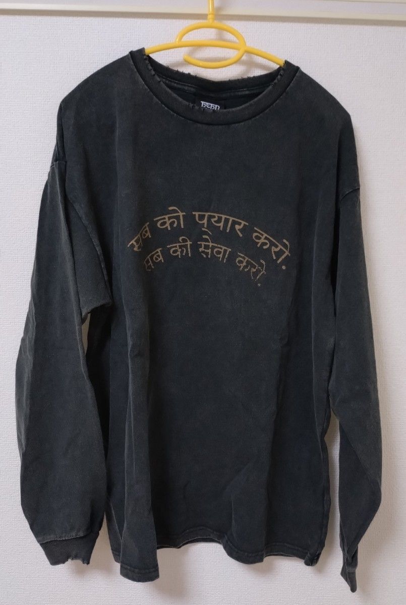 藤井風 LOVE ALL SERVE ALL ダメージロンT (Lサイズ) 公式ツアーグッズ