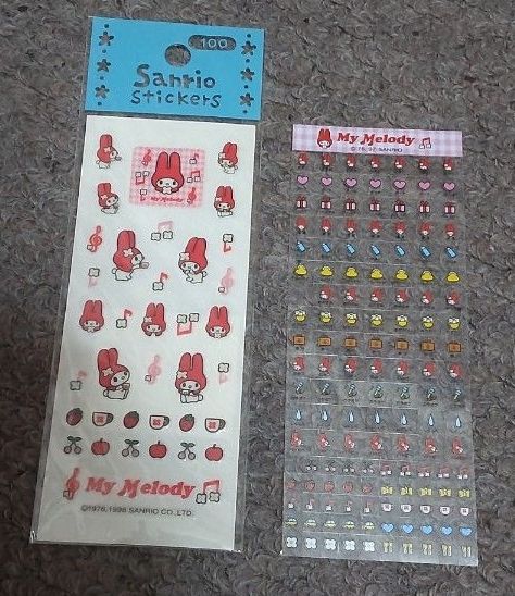 マイメロ シール ステッカー 6枚セット 平成レトロ レトロ 平成女児