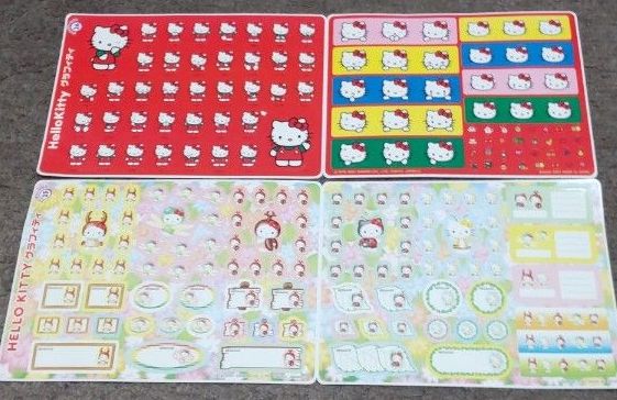 キティ シール ステッカー 2枚セット 平成レトロ 平成女児 2001年 当時